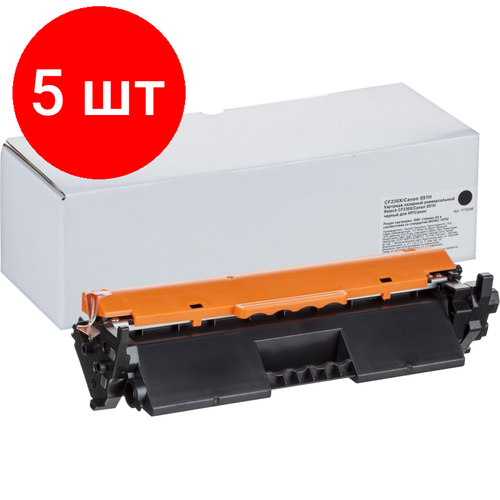 картридж лазерный colortek ct cf230x c 051h для принтеров hp и canon Комплект 5 штук, Картридж лазерный универсальный Retech CF230X/Canon 051H чер. для HP/Canon