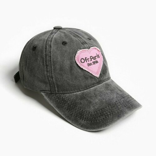 фото Кепка minaku, размер 54/56, серый