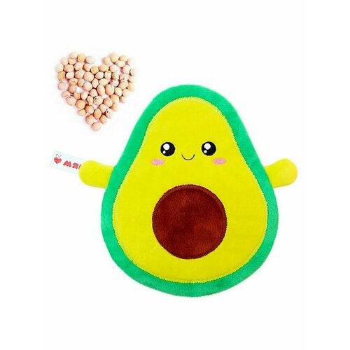 Развивающая игрушка-грелка Авокадо мякиши развивающая игрушка грелка авокадо