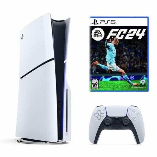 Игровая приставка Sony PlayStation 5 Slim с дисководом 1 ТБ FIFA 24 6499000₽