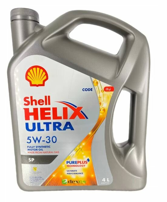 фото Моторное масло SHELL HELIX ULTRA SP 5W30 (4л)