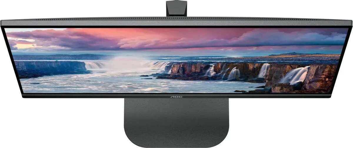 Монитор 27" AOC black с поворотом экрана (VA, 2560x1440, 75Hz, 4 ms, 178°/178°, 300 cd/m, 20M:1, +2xHDMI 1.4) - фото №4