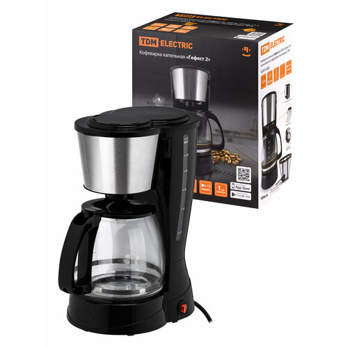 Кофеварка капельная Гефест 2 800 Вт объем 15 л съемный фильтр поддержание температуры TDM 344400₽