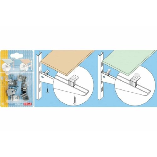 Dolle Кронштейн 2-рядный 470мм Серебристый 204345