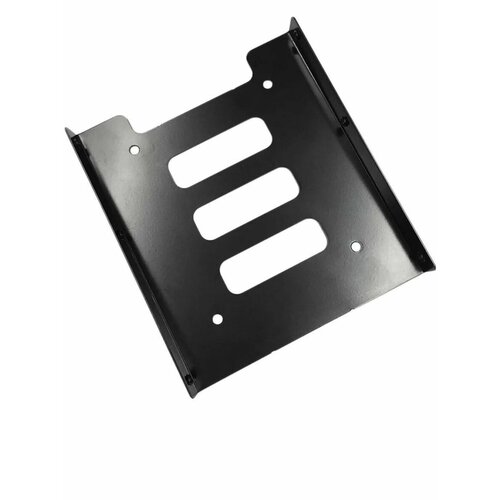 Металлическое крепление для SSD / HDD 2.5" в отсек 3.5" (салазки) адаптер черный