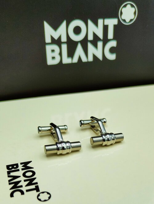 Запонки Montblanc, серебряный