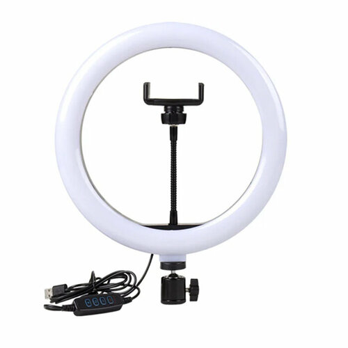 Кольцевая лампа 26 см с держателем для смартфона без штатива 199000₽