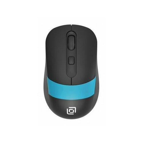 Мышь беспроводная Oklick Оклик 310MW черныйсиний оптическая 3200dpi беспроводная USB для ноутбука 3but 90000₽