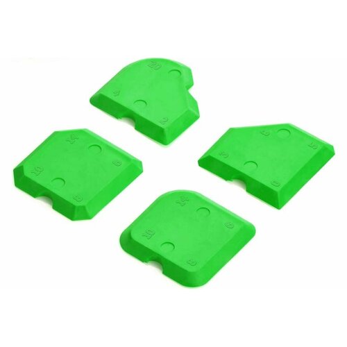 Профессиональный набор шпателей для выравнивания MAKERS жесткость 80, 4 шт 962