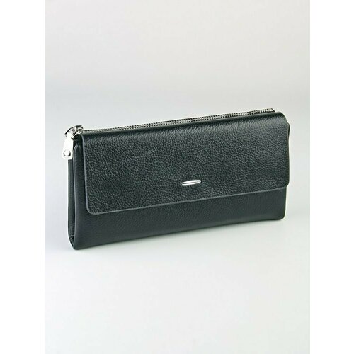 фото Кошелек walletcomfort, фактура зернистая, черный morios