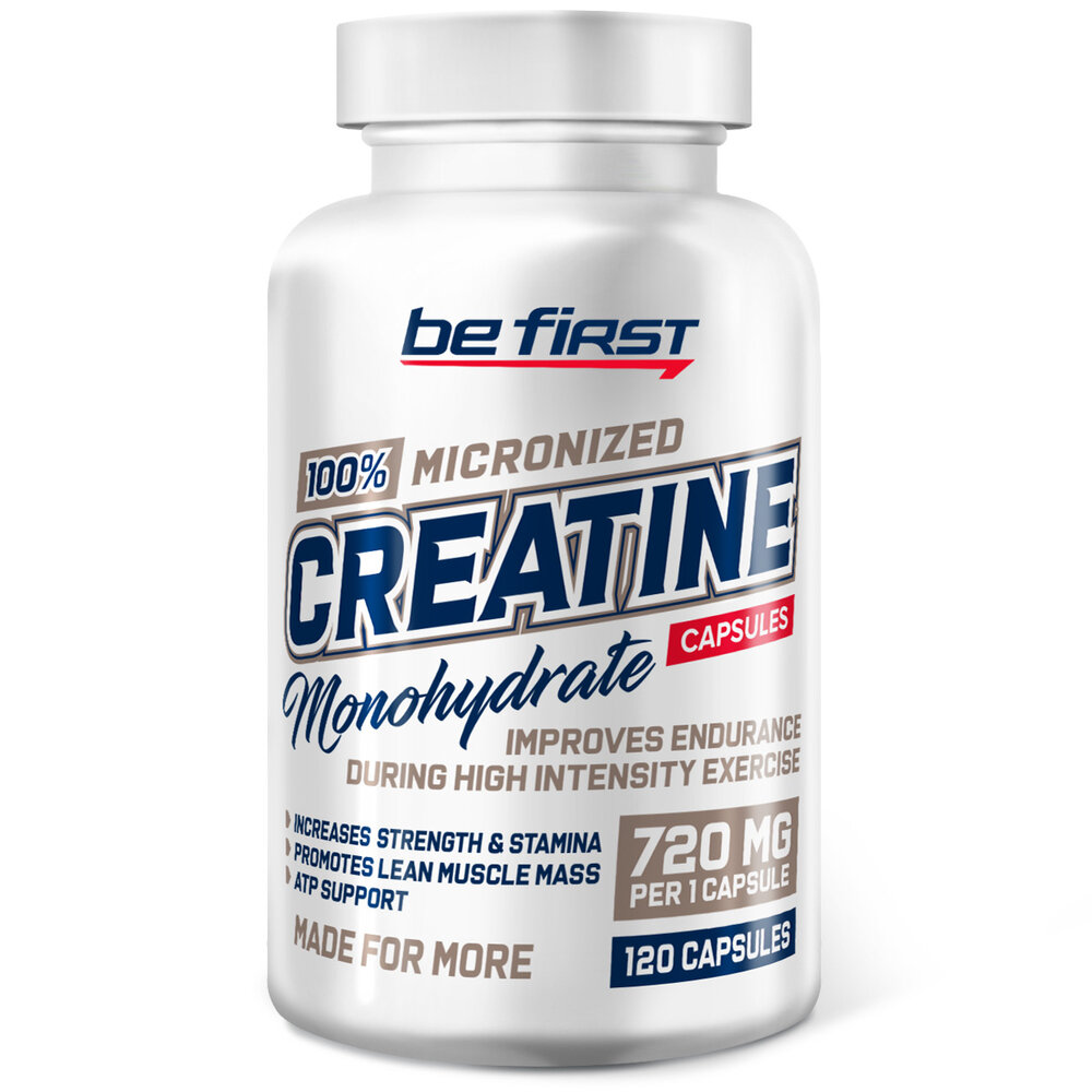 Be First Creatine Monohydrate Capsules 120 капсул