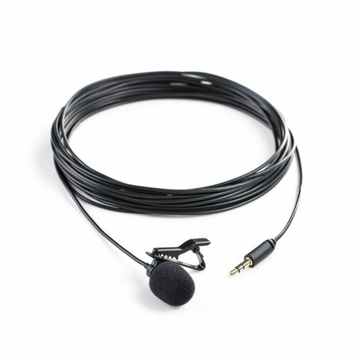 Микрофон петличный JH-043, 3.5мм, 1.5м микрофон петличный lemon tree lavalier mic s tory черный