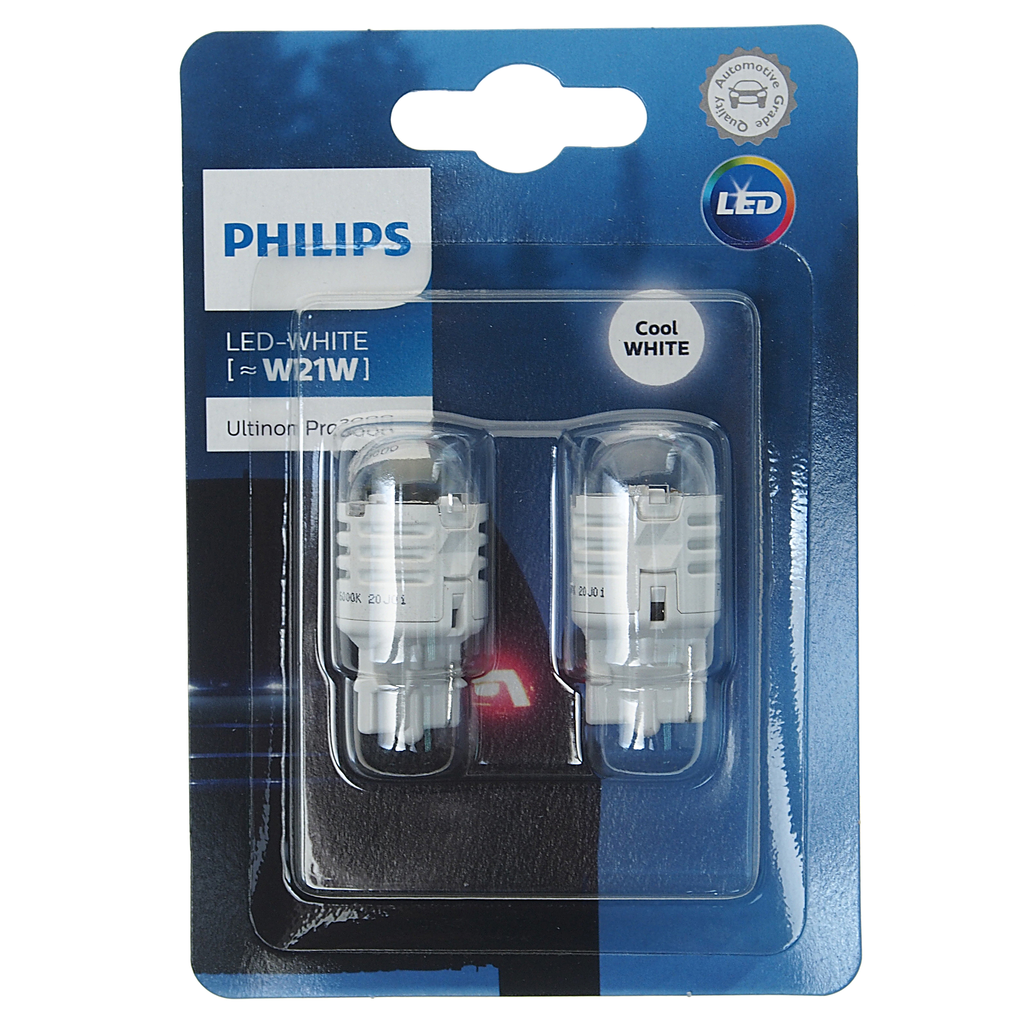 Лампа автом.светодио. Philips W21W 12В 1.75Вт (упак.:2шт) 6000K - фото №12