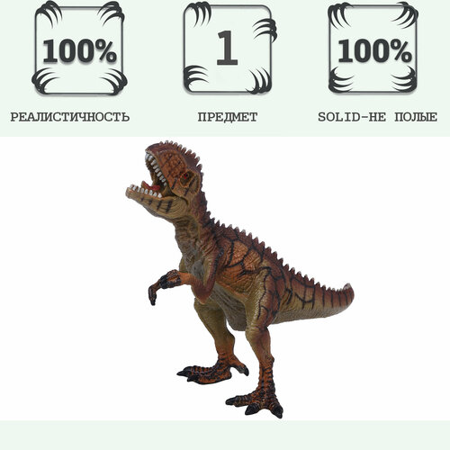 Игрушка динозавр серии Мир динозавров - Фигурка Тираннозавр (Тирекс)