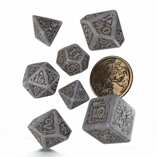 Набор кубиков для настольных ролевых игр Q-Workshop The Witcher Dice Set Leshen - The Shapeshifter большой мешочек для кубиков для настольных ролевых игр the witcher dice pouch ciri the elder blood