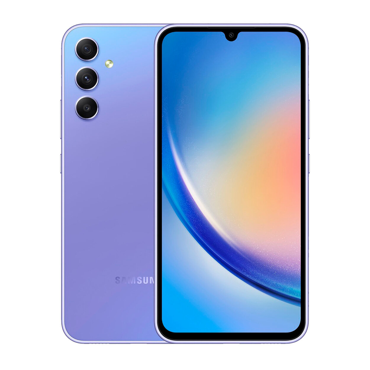 Смартфон Samsung Galaxy A34 Dual nano SIM 8/256Gb Lavender (Global)