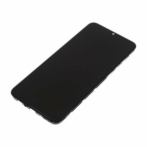 Дисплей для Samsung A042 Galaxy A04e (в сборе с тачскрином) в рамке, черный, AAA