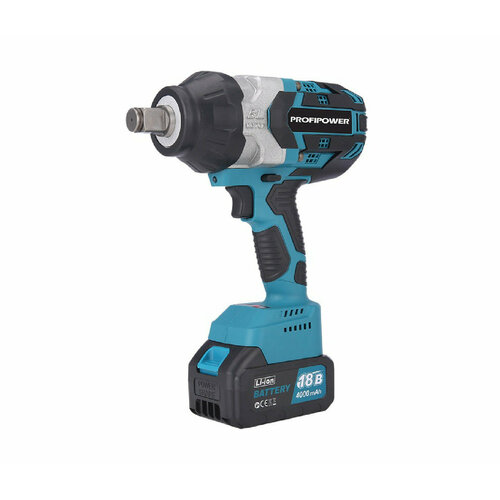 Аккумуляторный гайковерт бесщеточный ударный ProfiPower DTD-18B Li-ion-1шт 40Ач 0-2200 удмин 34 1300Нм в кейсе 2539000₽