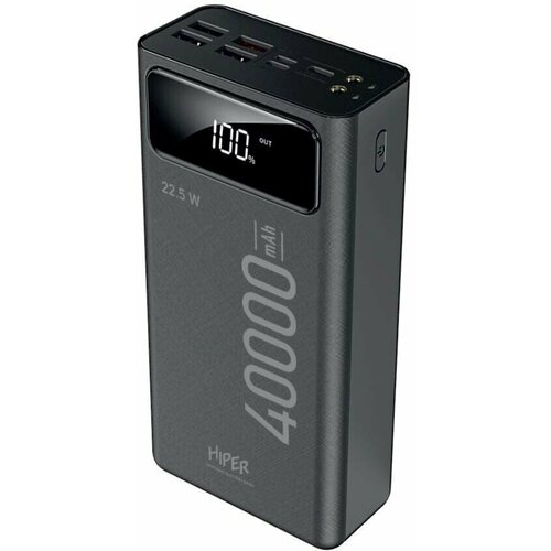 Внешний аккумулятор Hiper DELTA 40000 черный 429500₽