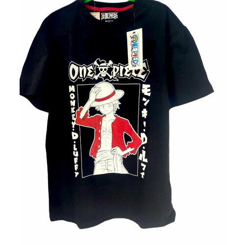 фото Футболка, размер 48, черный нет бренда