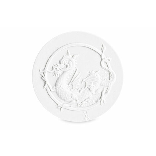 Медальон Meissen Дракон 5 см фарфор 4780₽