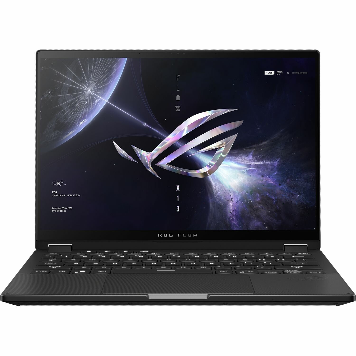 Ноутбук Asus ROG Flow GV302XV-MU021W, 13.4", IPS, AMD Ryzen 9 7940HS, LPDDR5 16ГБ, SSD 1024ГБ, NVIDIA GeForce RTX 4060 для ноутбуков 8ГБ, черный (90nr0dt1-m001k0)