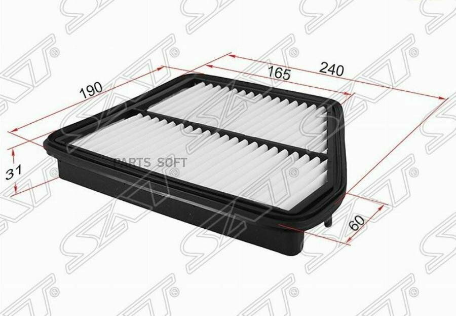 Фильтр воздушный на HYUNDAI MATRIX LAVITA 15 16 18 01-10