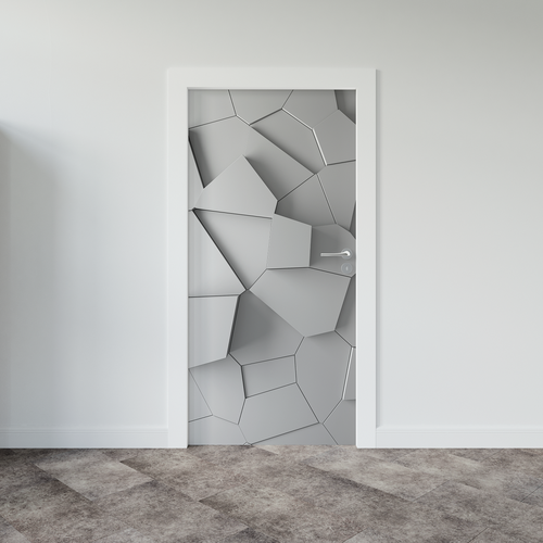 Обои самоклеящиеся для дверей 90х200 см (Блоки)