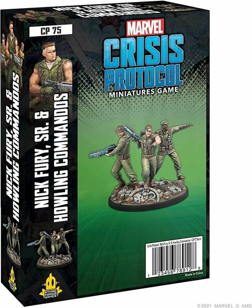 Настольная игра MARVEL CRISIS PROTOCOL NICK FURY SR. & HOWLING COMMANDOS EN