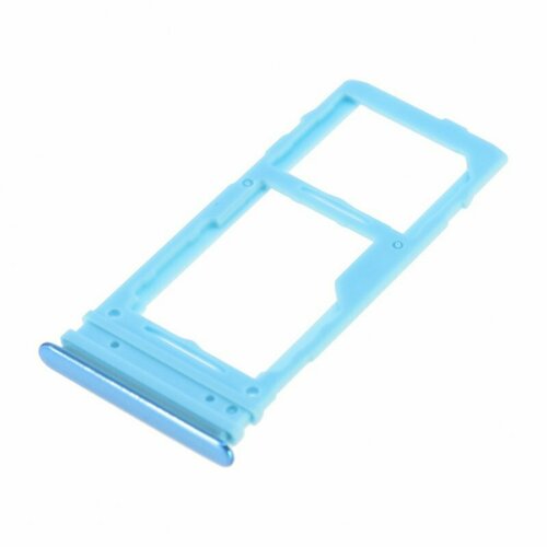 Держатель сим карты (SIM) для Samsung A525 Galaxy A52 / A725 Galaxy A72, синий 2pcs lcd display screen flex fpc connector for samsung galaxy a526 a525 a525f a72 a725 a725f a52 a526f plug on board 40 78 pin