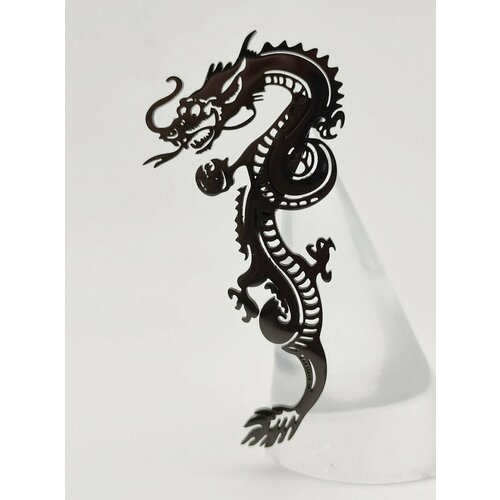 Брошь темный никель 348₽