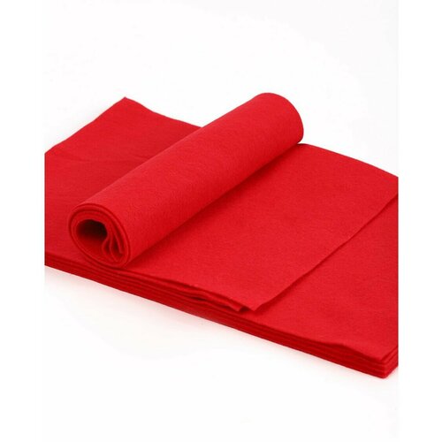 Фетр жесткий 1 мм красный