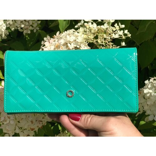 фото Кошелек mr-152 130 r 080115 m, фактура лаковая, зеленый moro jenny