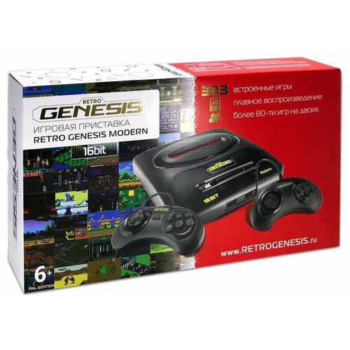 Retro Genesis Modern 303 игры 2 джойстика модель DN-05b игровая приставка retro genesis modern pal edition 303 игры 2 джойстика