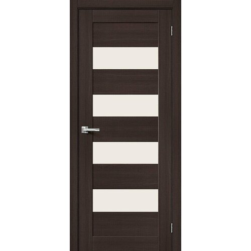 Дверь Браво-23 / Цвет Wenge Melinga / Стекло Magic Fog / Двери Браво