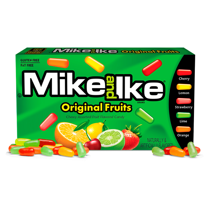 Конфеты Mike and Ike Original Fruits / Майк энд Айк Оригинал Фрукт 141 г. (США)