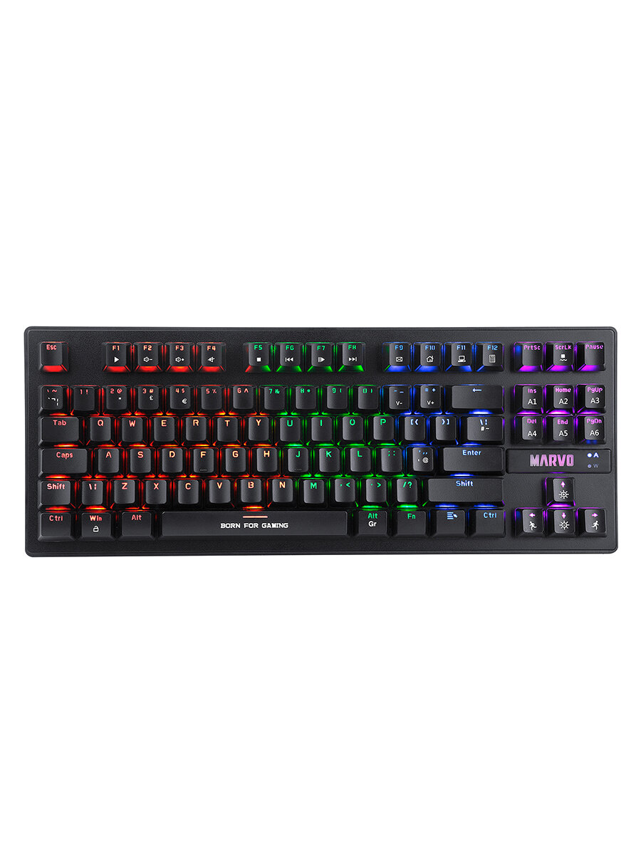 PC Игровая клавиатура Marvo KG901 USB Gaming с подсветкой, ПК