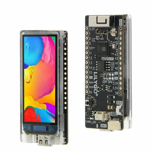 Беспроводной модуль LILYGO T-Display-S3 AMOLED макетная плата esp32 wi fi bluetooth совместимая с ультра низким энергопотреблением двухъядерная стандартная фотография