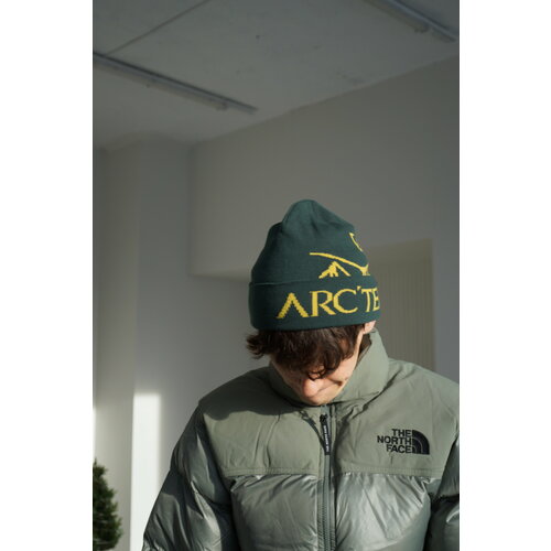 Шапка Arc'teryx, размер OneSize, зеленый бейсболка arcteryx arcteryx polychrome bird trucker малиновый one