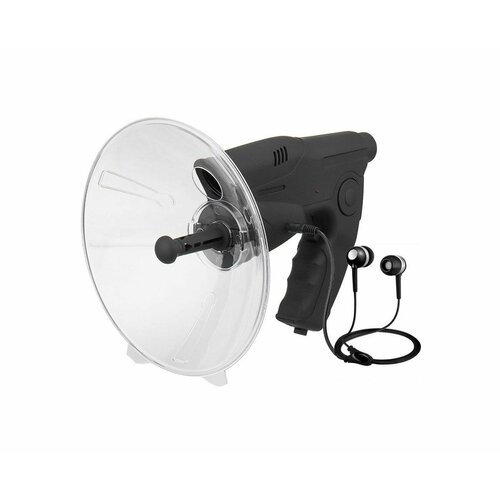 Направленный микрофон с биноклем - Супер Ухо 100 Параболическая тарелка собирает звуки на расстоянии 50 100 метров подарочная упаковка 7780₽