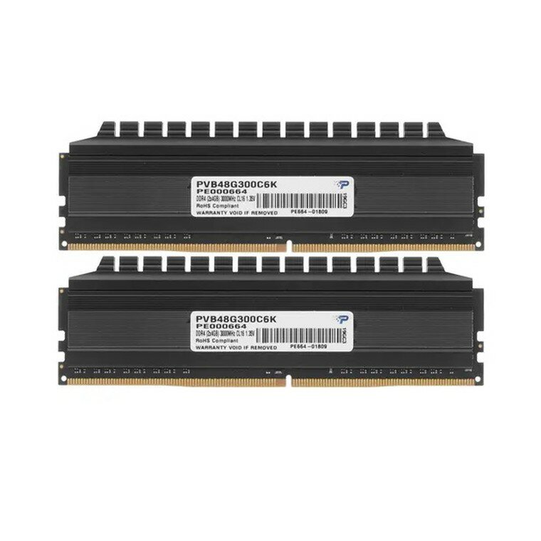 Память DIMM DDR4 PC4-24000 Patriot Viper (PVB48G300C6K), 8Гб, 1.35 В