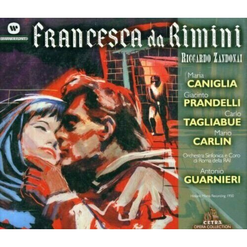 audio cd zandonai francesca da rimini trieste march 16 1961 AUDIO CD Zandonai - Francesca Da Rimini (Caniglia, Tagliabue, Guarnieri). 2 CD