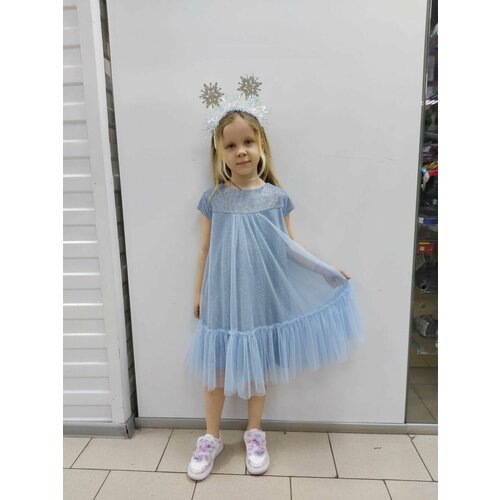 фото Платье, размер 42, голубой carolina