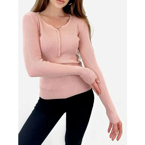Пуловер Tango Plus, размер 40/44, розовый, пыльная роза