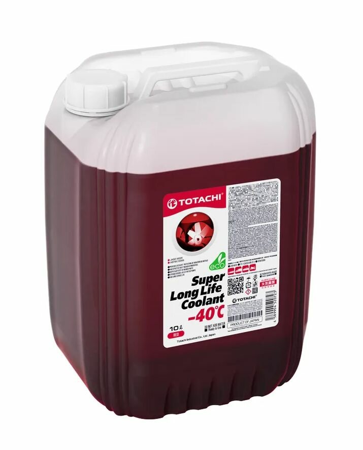 Totachi Super Long Life Coolant -40C RED 10л (Красный)