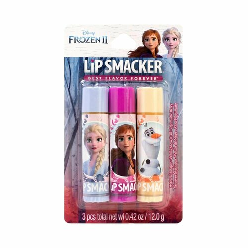 Lip Smacker, Frozen II, бальзам для губ, набор из трио, 3 шт. в упаковке, 4 г