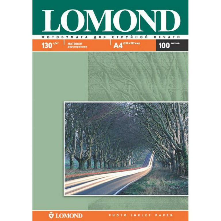 Бумага Lomond A4 130г/кв.м двусторонняя матовая 0102004 100л - фото №4