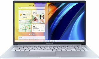 Ноутбук ASUS Vivobook 15 X1504ZA-BQ451 15.6 (1920x1080) IPS/Intel Core i5-1235U/8ГБ DDR4/512ГБ SSD/Iris Xe Graphics/Без ОС серебристый (90NB1022-M01P00)