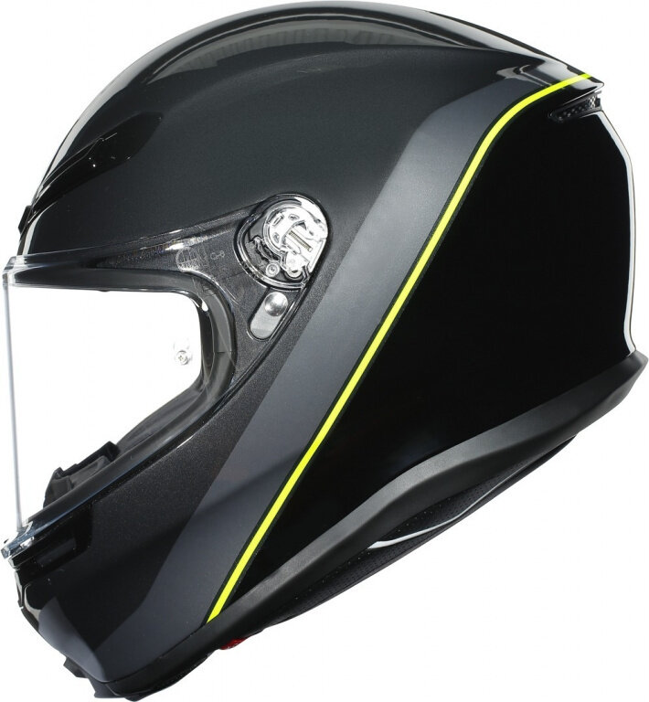 AGV Шлем K-6 MULTI Minimal Gunmetal/Black/Yellow-Fluo S