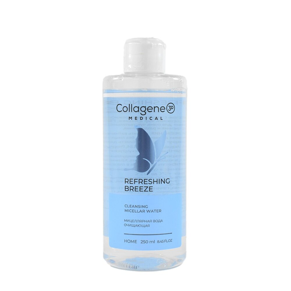 Collagene 3D Мицеллярная вода очищающая Refreshing Breeze, 250 мл (Collagene 3D, ) - фото №3